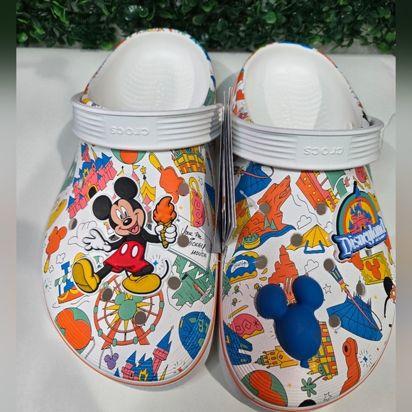 CROCS Shoes - CROCS Colorful Mickey Mouse Clogs Size WOMENS 9 MENS 7 NEW WITH TAGS
